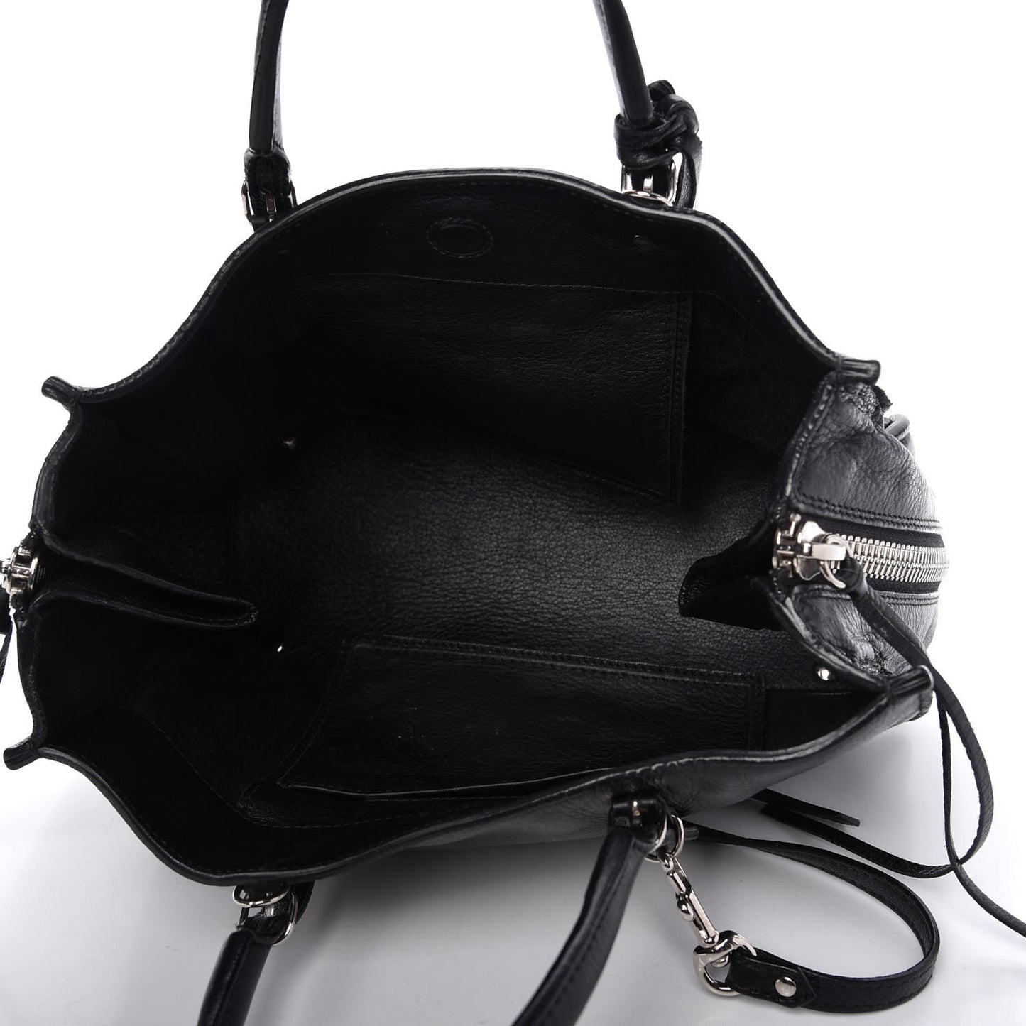 Veau Papier A6 Zip Around Tote Black