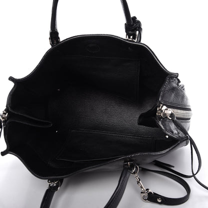 Balenciaga Veau Papier A6 Zip Around Tote Black 5 of 9