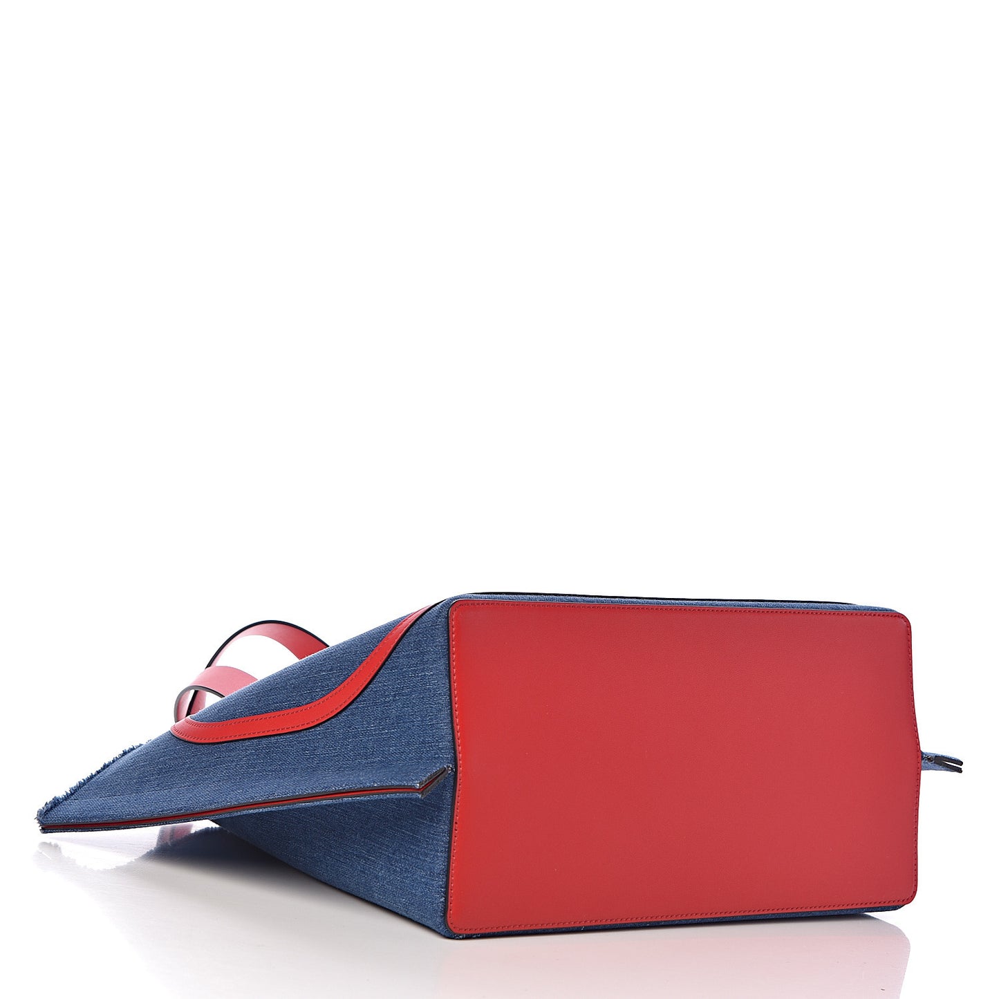 Denim Small Escape Tote Blue Red