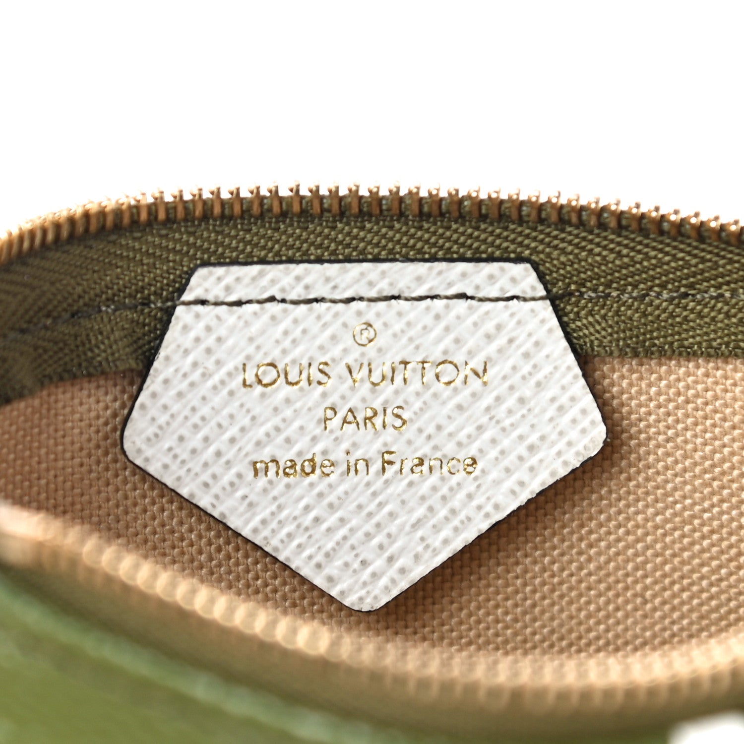 Louis Vuitton Monogram Giant Micro Pochette Accessories Kaki White 6 of 9