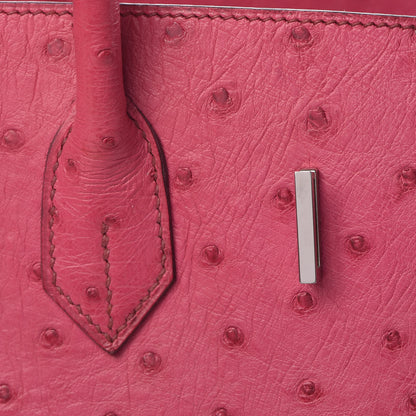Hermes Ostrich Birkin 35 Fuchsia 28 of 43