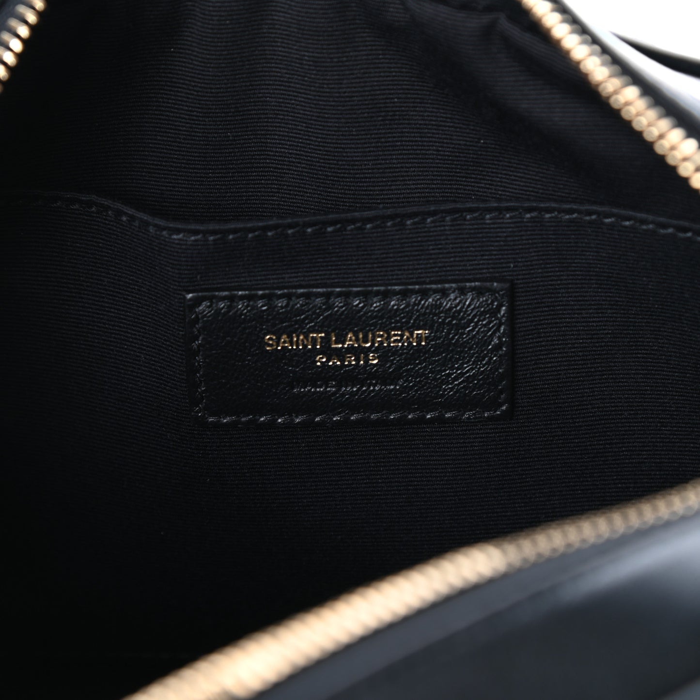Suede Calfskin Monogram Lou Camera Bag Black
