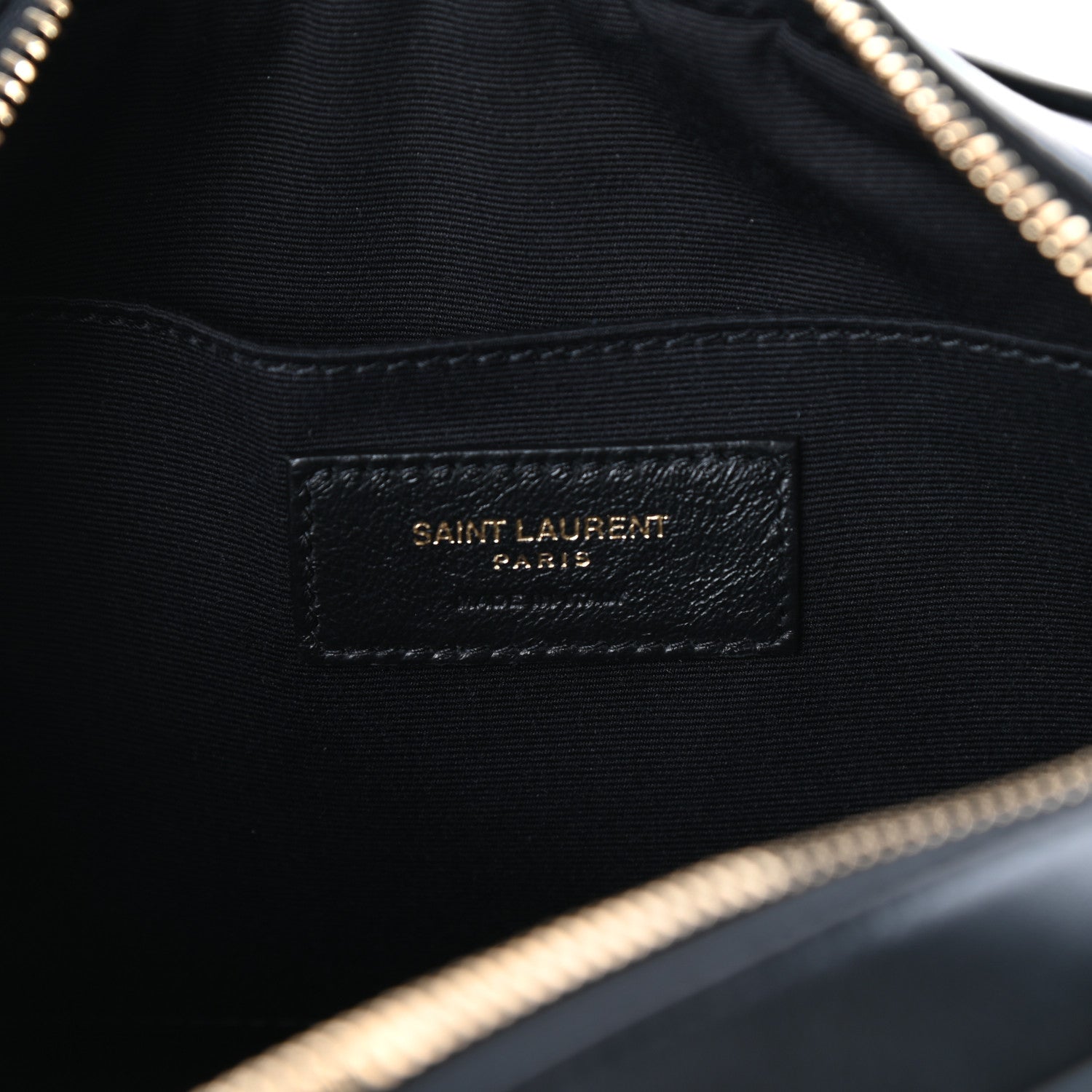 Saint Laurent Suede Calfskin Monogram Lou Camera Bag Black 6 of 9
