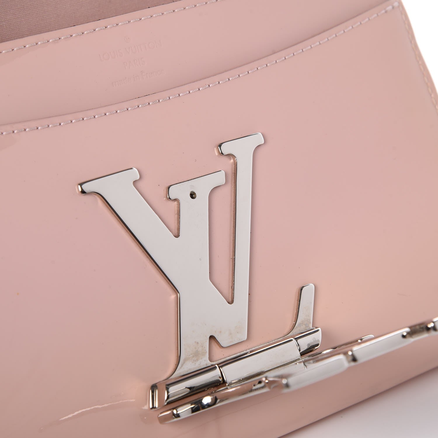 Louis Vuitton Patent Chain Louise MM Rose Ballerine 15 of 17