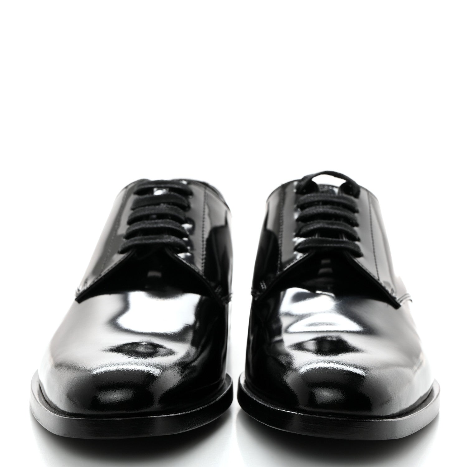Saint Laurent Patent Calfskin Montaigne 25 Uniform 37.5 Black 2 of 9