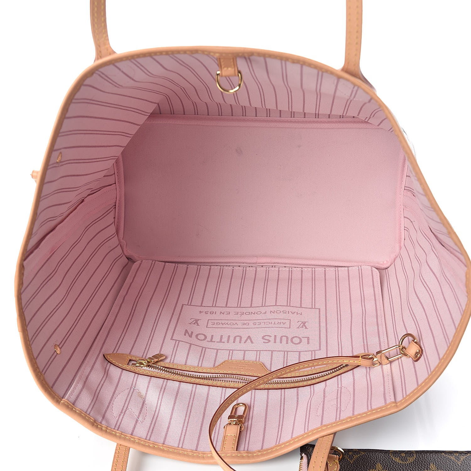 Louis Vuitton Monogram Maui V Neverfull MM Rose Ballerine 5 of 10