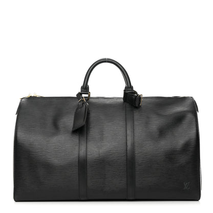 Louis Vuitton Epi Keepall 50 Black 1 of 16