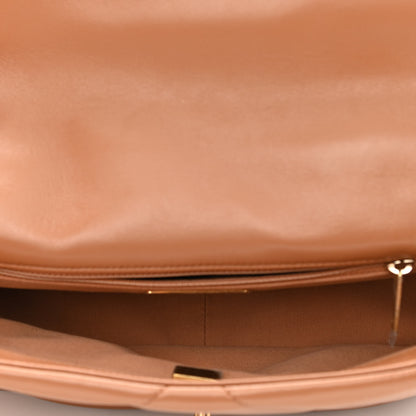 Chanel Lambskin Quilted Medium Chanel 19 Flap Brown 5 of 11