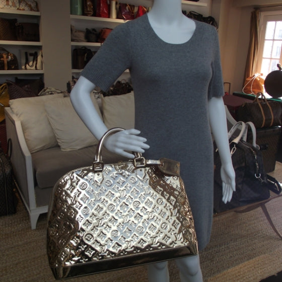 Louis Vuitton Monogram Miroir Alma GM XL Gold 2 of 10