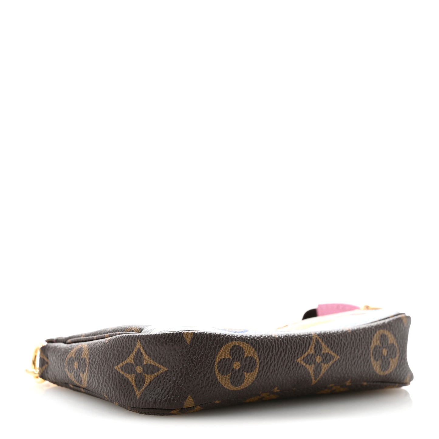 Monogram 2022 Christmas Animation Paris Mini Pochette Accessories Pink