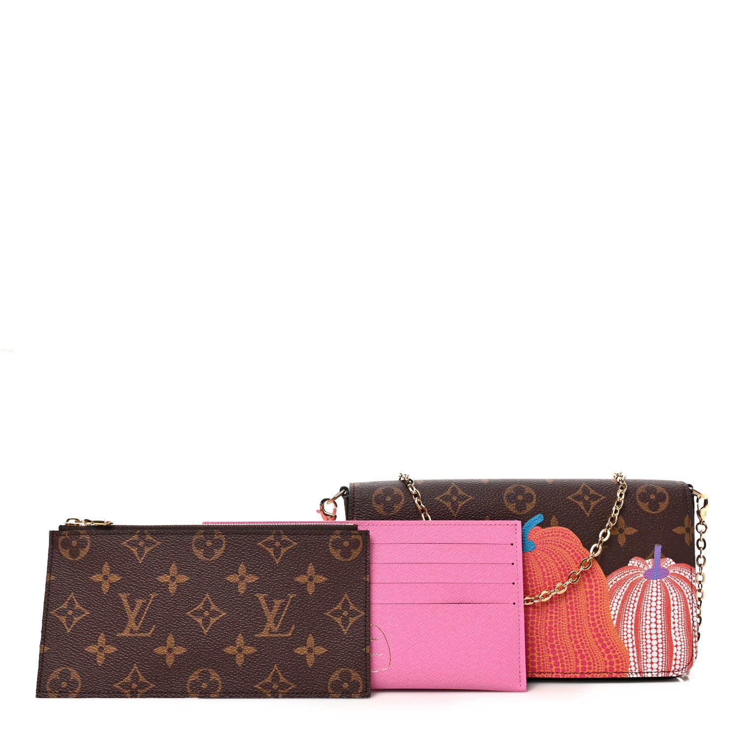 Louis Vuitton LOUIS VUITTON LV X YK Monogram Pumpkins Pochette Felicie 1 of 9