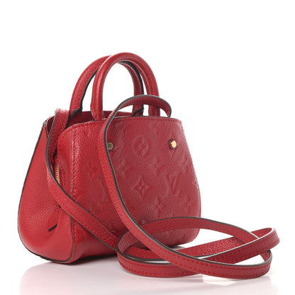 Louis Vuitton Empreinte Montaigne Nano Cherry 2 of 4