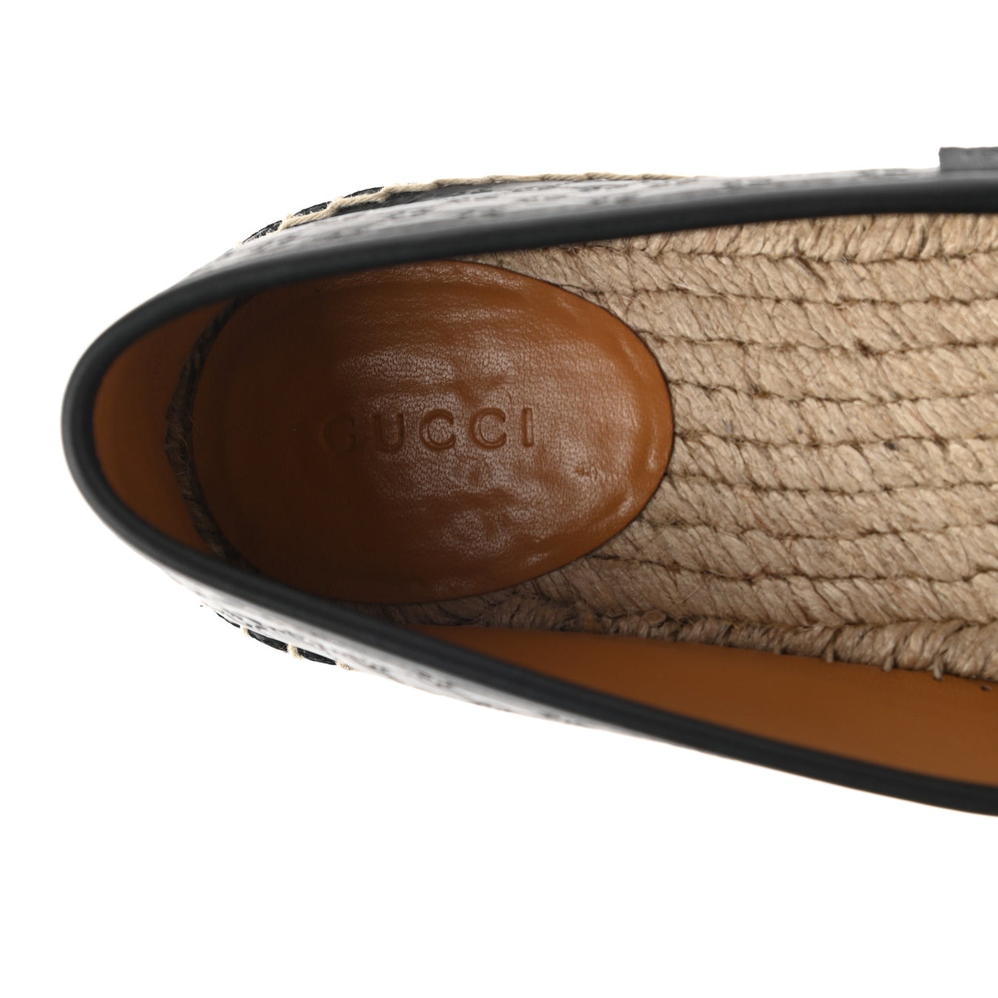 Microguccissima Signature Espadrilles 38 Black