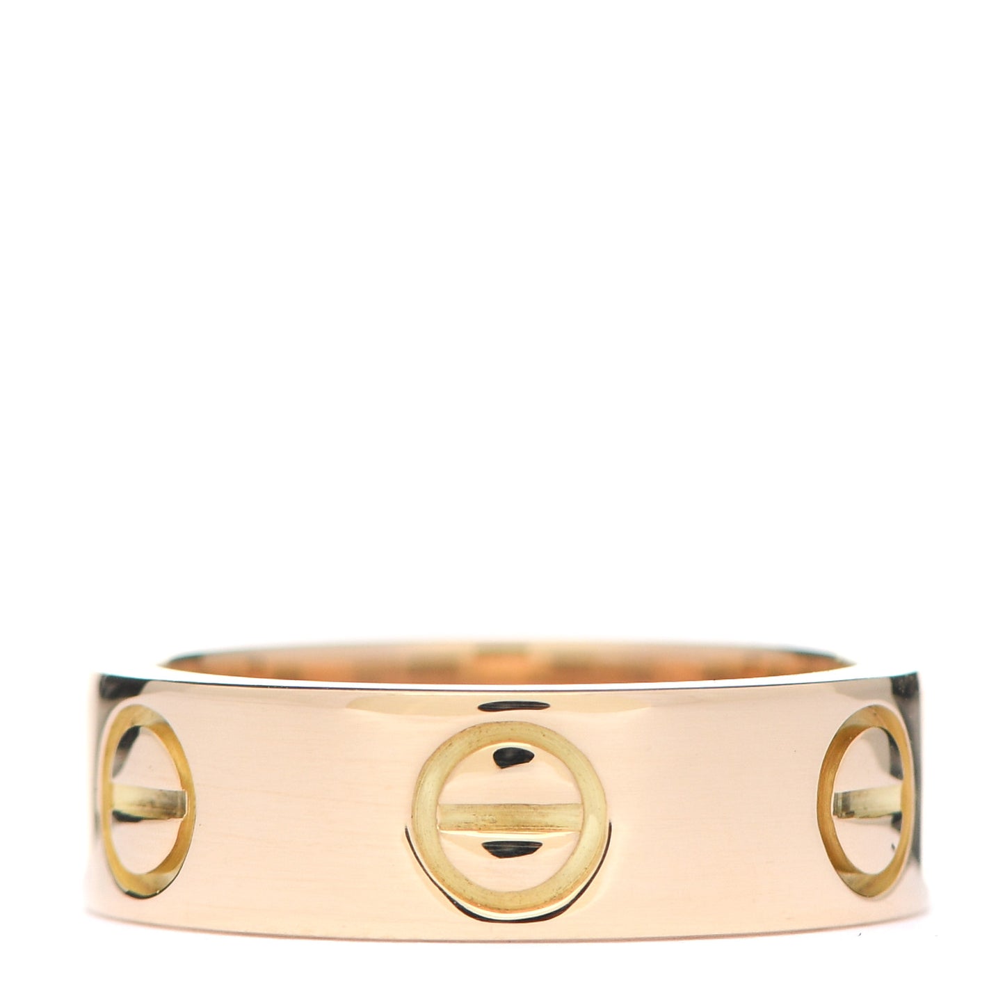 18K Yellow Gold 5.5mm LOVE Ring 48 4.5