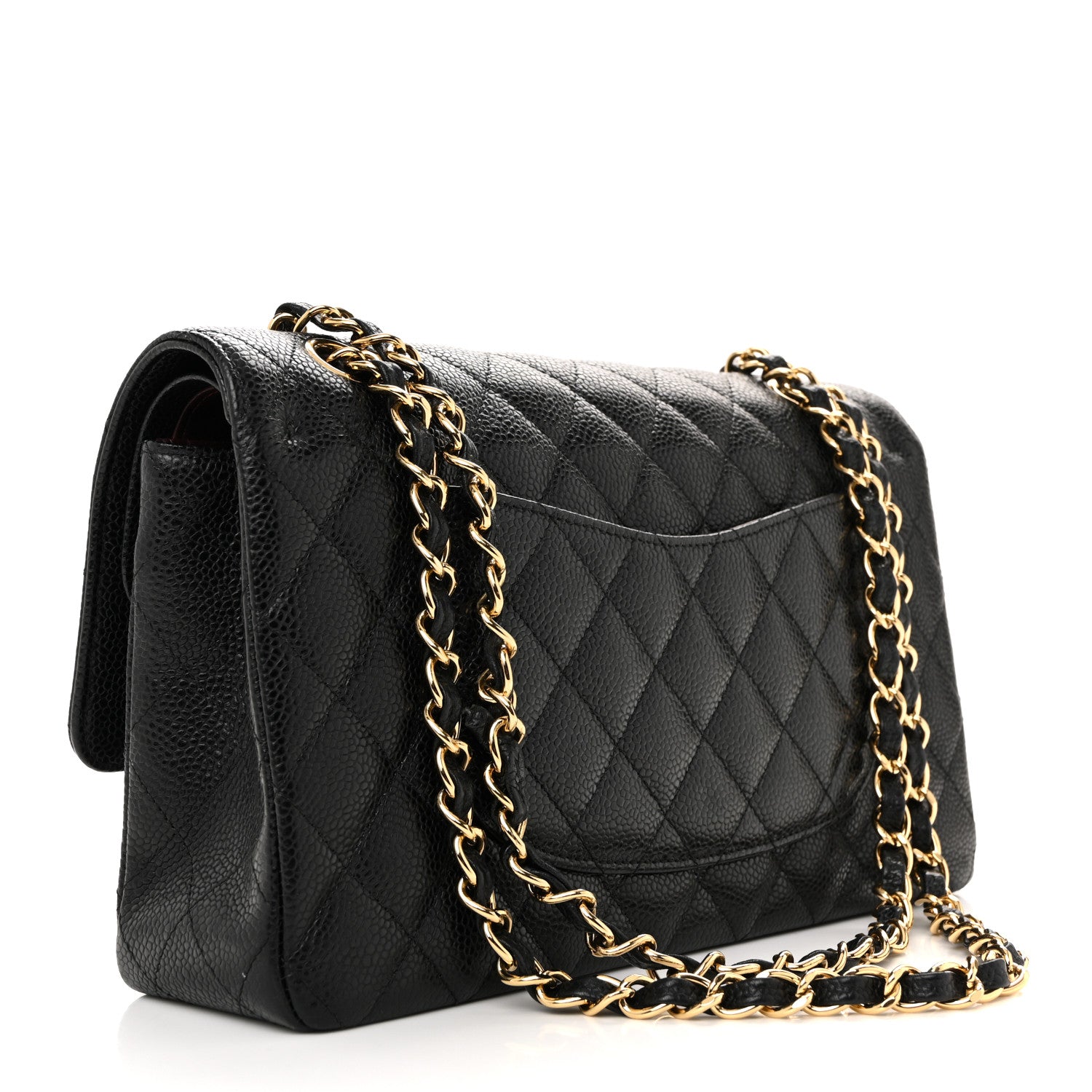 Chanel Caviar Quilted Medium Double Flap Black 3 of 11