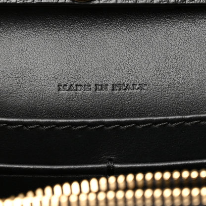 Burberry Grained Calfskin House Check Tartan Mix Hampshire Wallet On Chain Black 7 of 11