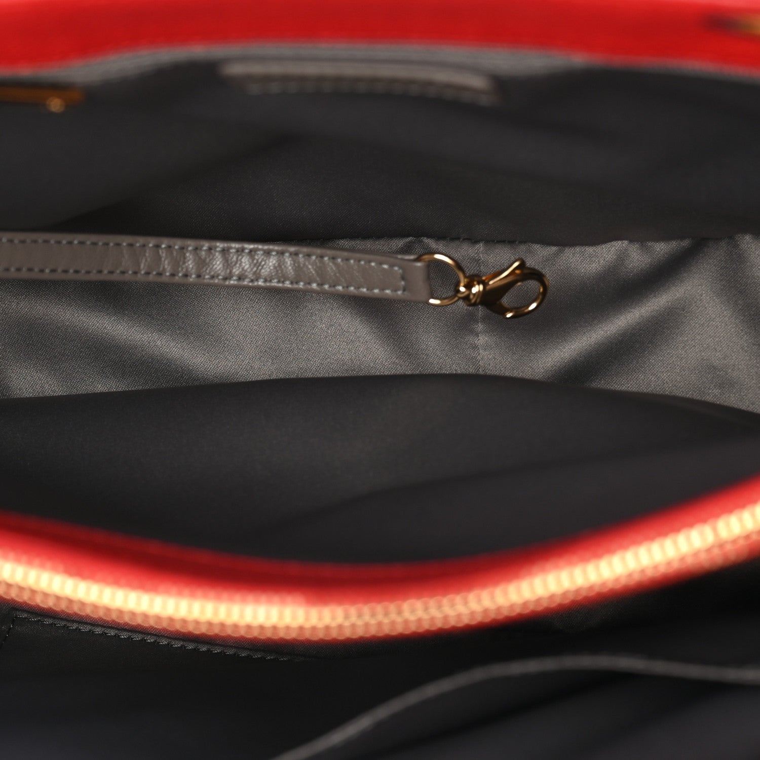 Chanel Caviar Quilted Grand Shopping Tote GST Red 5 of 11
