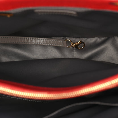 Chanel Caviar Quilted Grand Shopping Tote GST Red 5 of 11