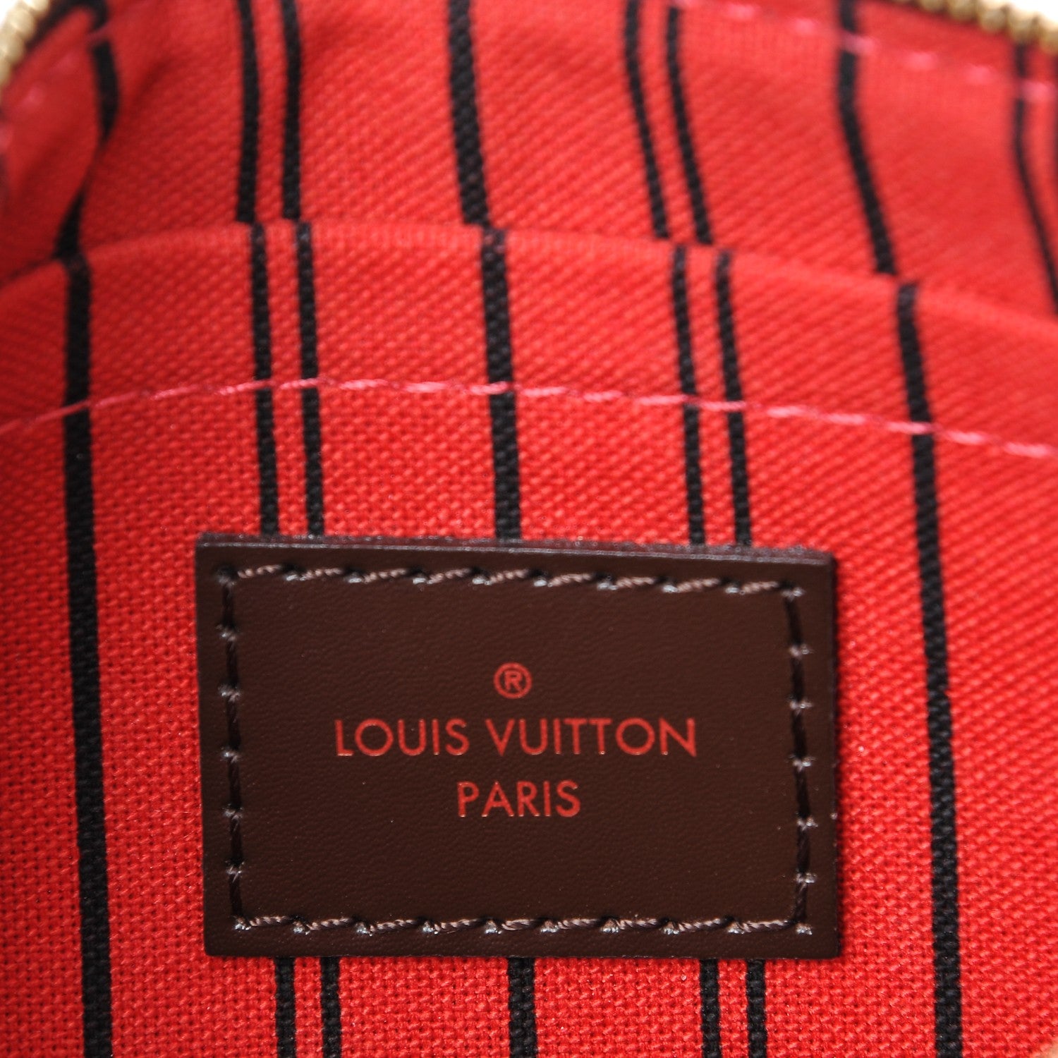 Louis Vuitton Damier Ebene Neverfull MM GM Pochette 6 of 8