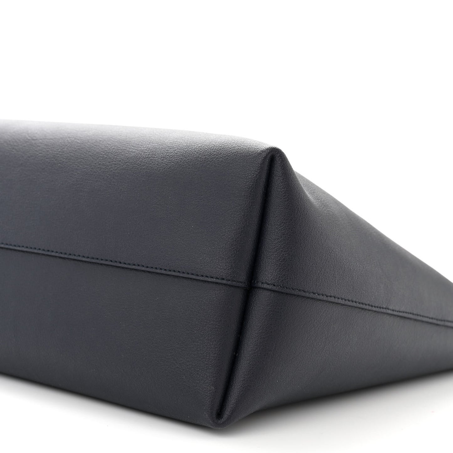 Calfskin Large Shopping Tote Deep Marine