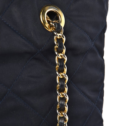Prada Nylon Tessuto Quilted Shoulder Bag Navy 13 of 14