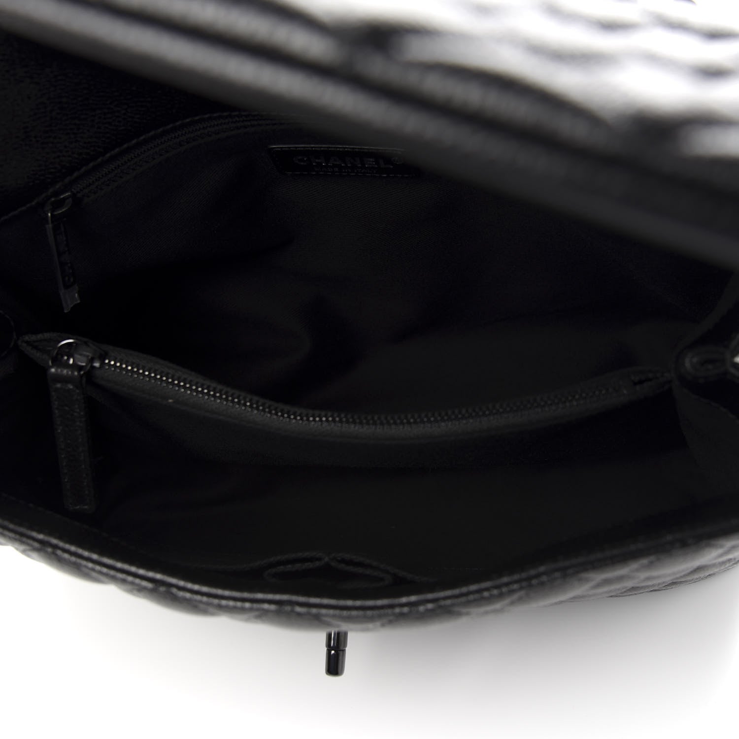 Chanel Caviar Quilted Medium Coco Handle Flap So Black 4 of 9