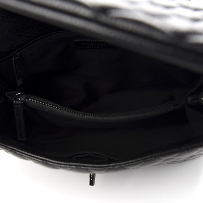 Chanel Caviar Quilted Medium Coco Handle Flap So Black 4 of 9