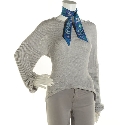 Hermes Silk Kelly En Perles Twilly Bleu 11 of 19