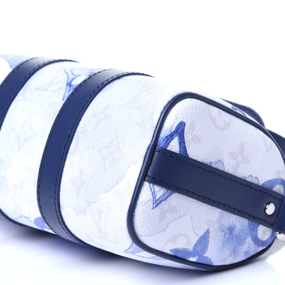 Louis Vuitton Monogram Watercolor Keepall XS Blue 10 of 12