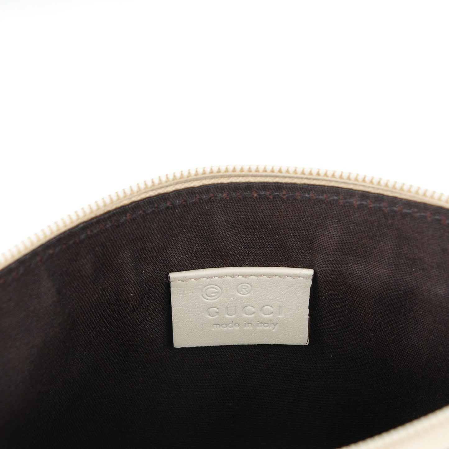 Guccissima Wristlet Off White