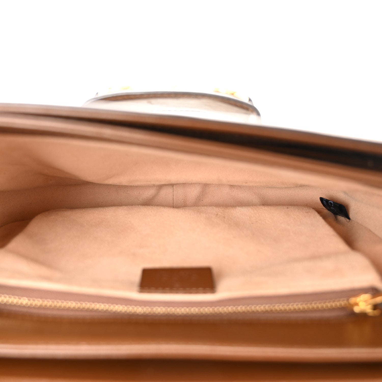 Gucci GG Supreme Monogram Horsebit 1955 Shoulder Bag Beige Brown Sugar 5 of 11