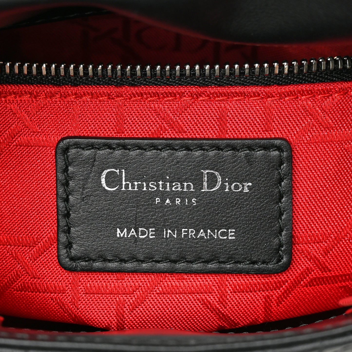 Lambskin Cannage Mini Lady Dior Black