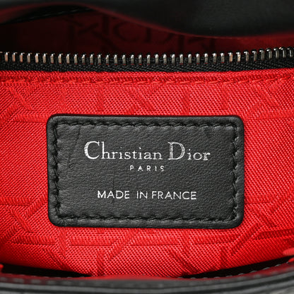 Christian Dior Lambskin Cannage Mini Lady Dior Black 6 of 11