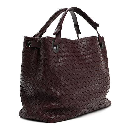 Bottega Veneta Nappa Intrecciato Bella Tote Aubergine 3 of 9