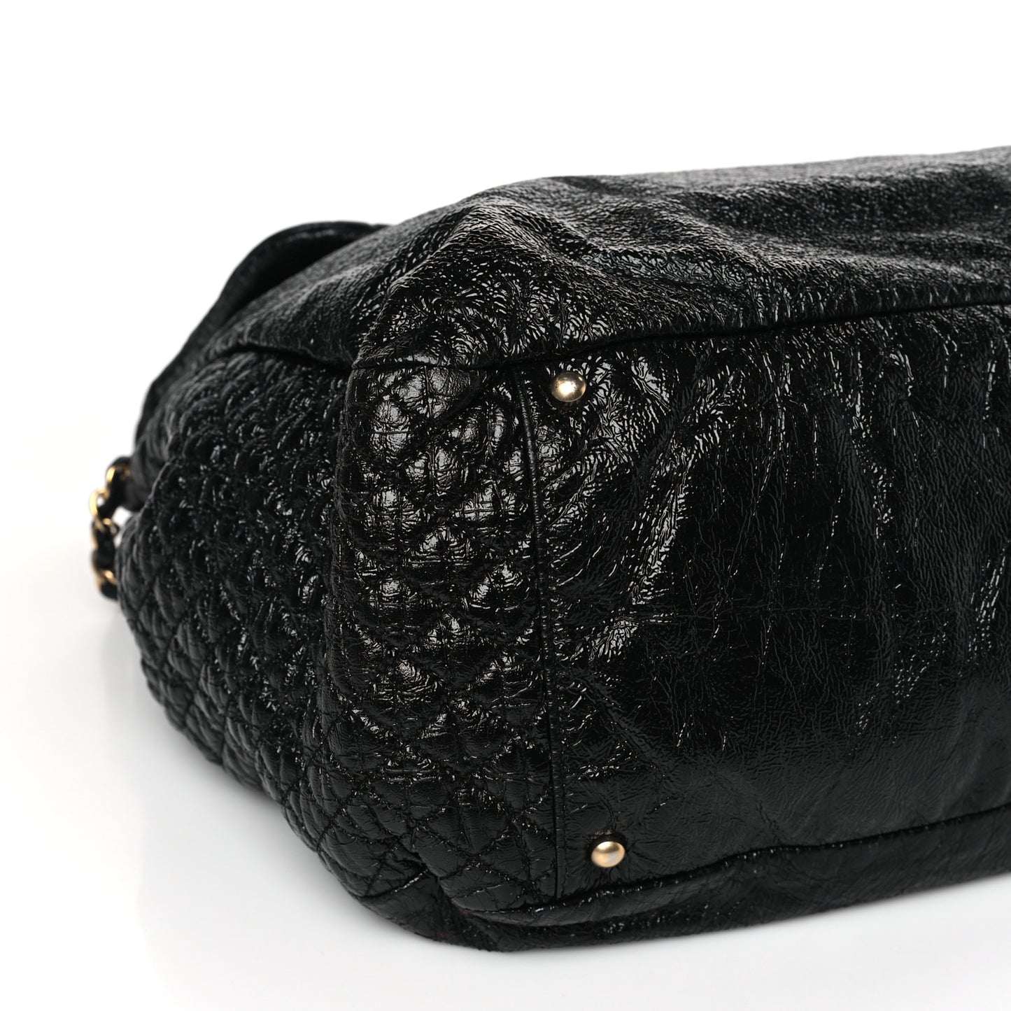 Vinyl XL Rock and Chain Flap Black