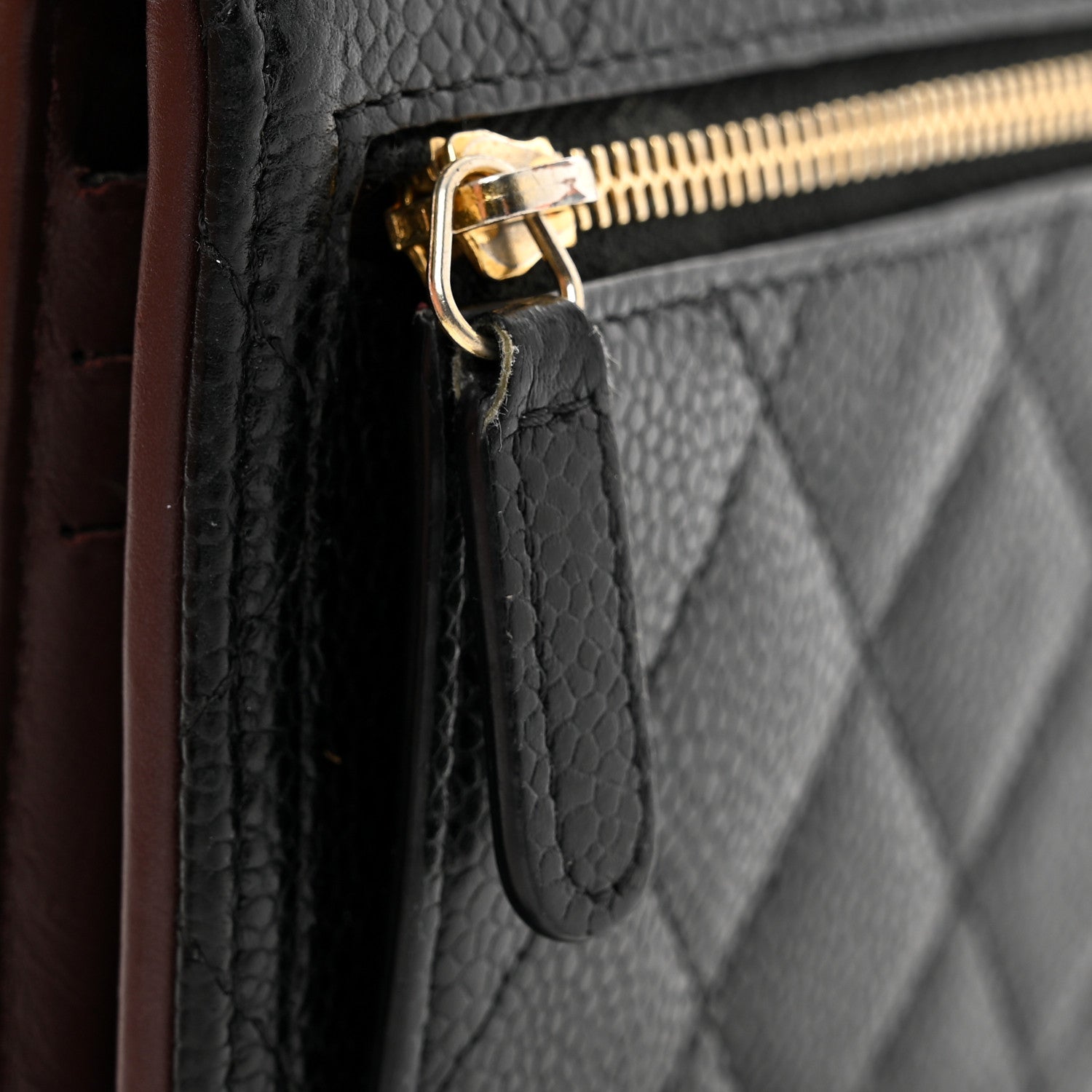 Chanel Caviar Quilted Compact Flap Wallet Black 9 of 11