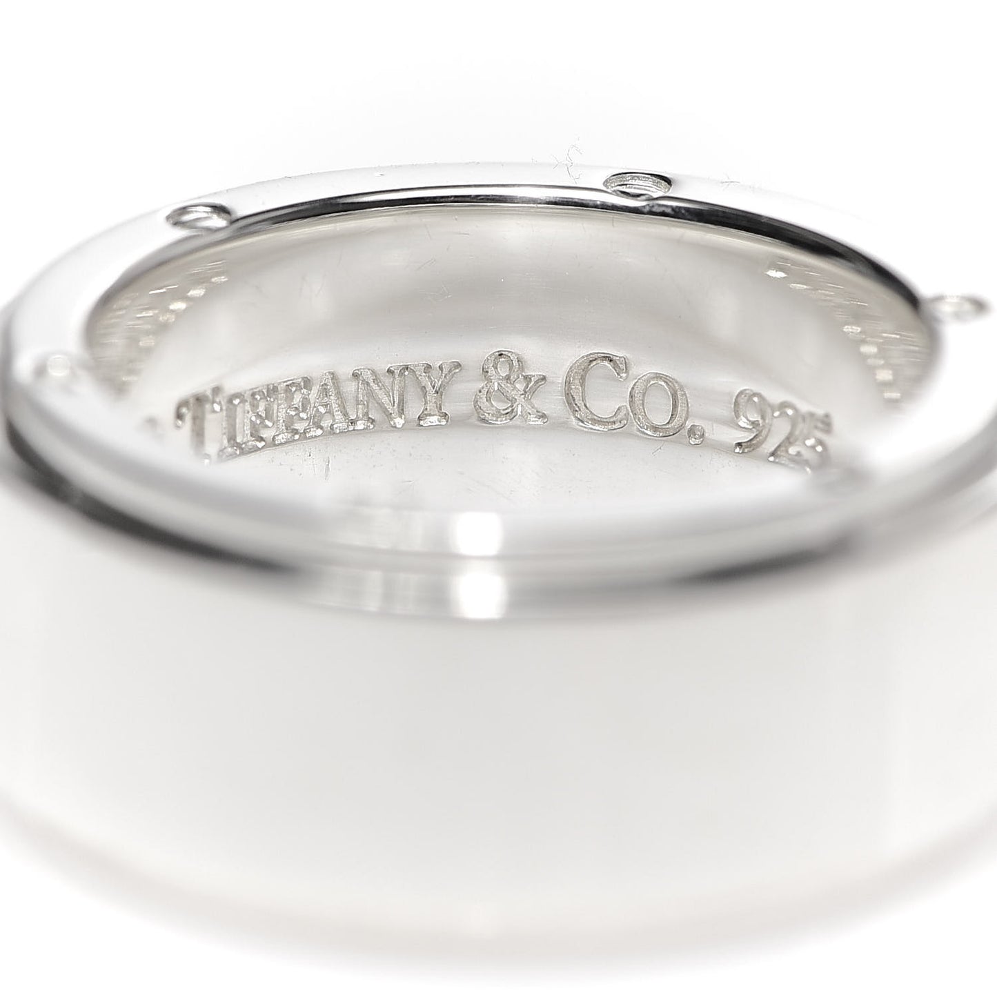 Sterling Silver 9mm Metropolis Screw Band Ring 53 6.25
