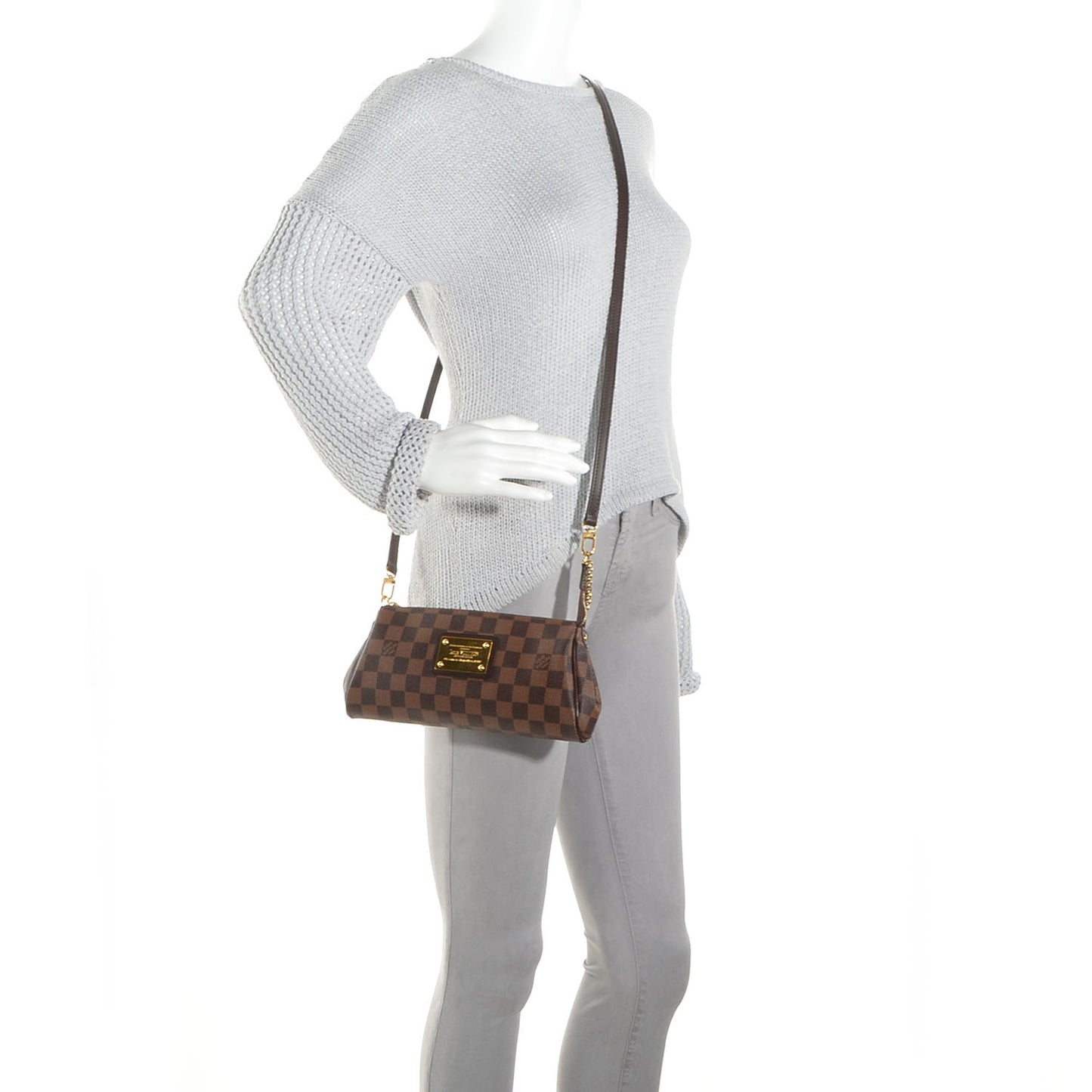 Damier Ebene Eva Clutch