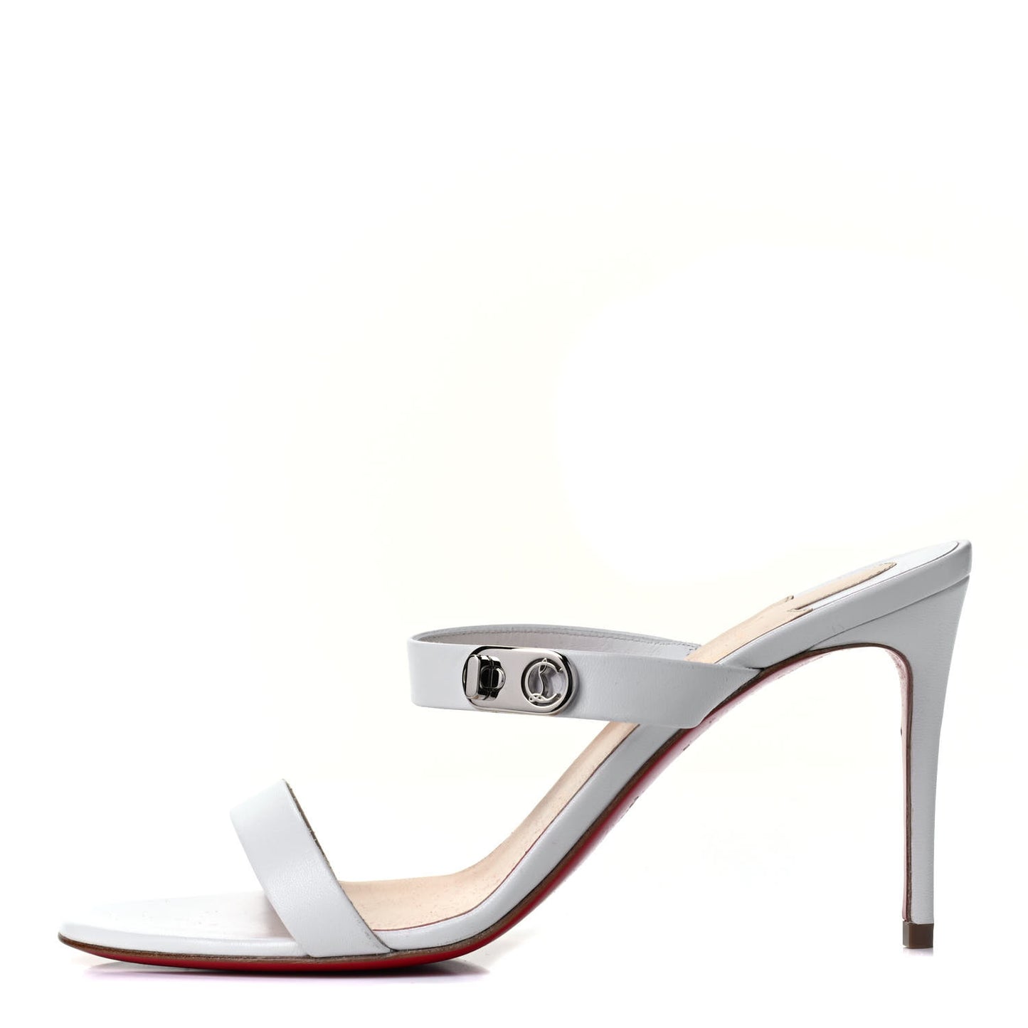 Kid Lock Me 85 Slide Sandals 37.5 White