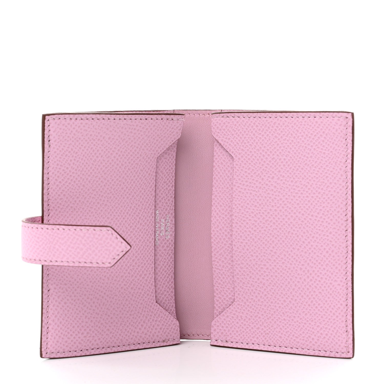 Hermes Bearn Card Holder Wallet Mauve Sylvester 5 of 8