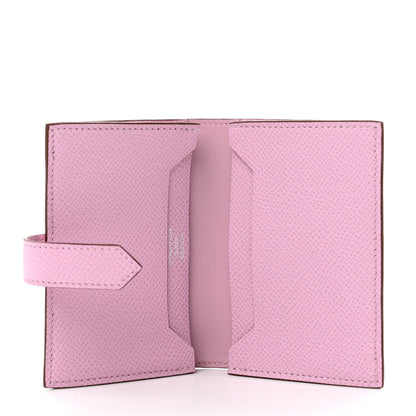 Hermes Bearn Card Holder Wallet Mauve Sylvester 5 of 8