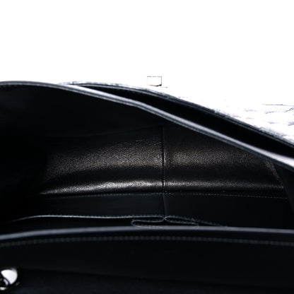 Chanel Metallic Crumpled Calfskin Quilted 2.55 Reissue 226 Flap Charcoal 5 of 12