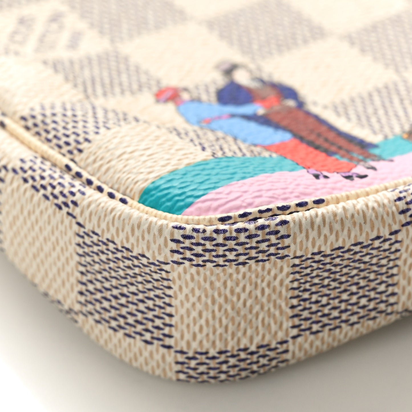 Damier Azur 2016 Christmas Animation Mini Pochette Accessories