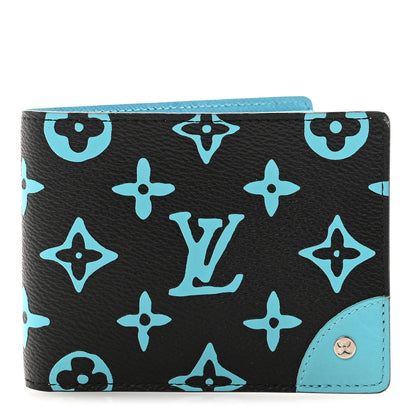 Louis Vuitton Monogram Playground Slender Wallet Black 1 of 7