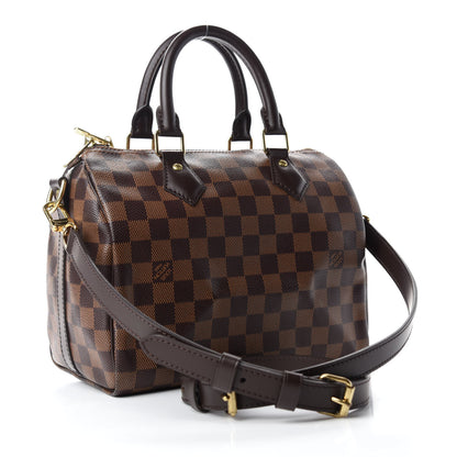 Louis Vuitton Damier Ebene Speedy Bandouliere 25 3 of 10