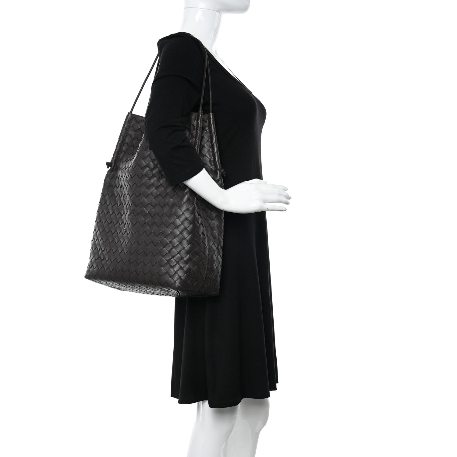 Bottega Veneta Nappa Intrecciato Tote Ebano 2 of 11