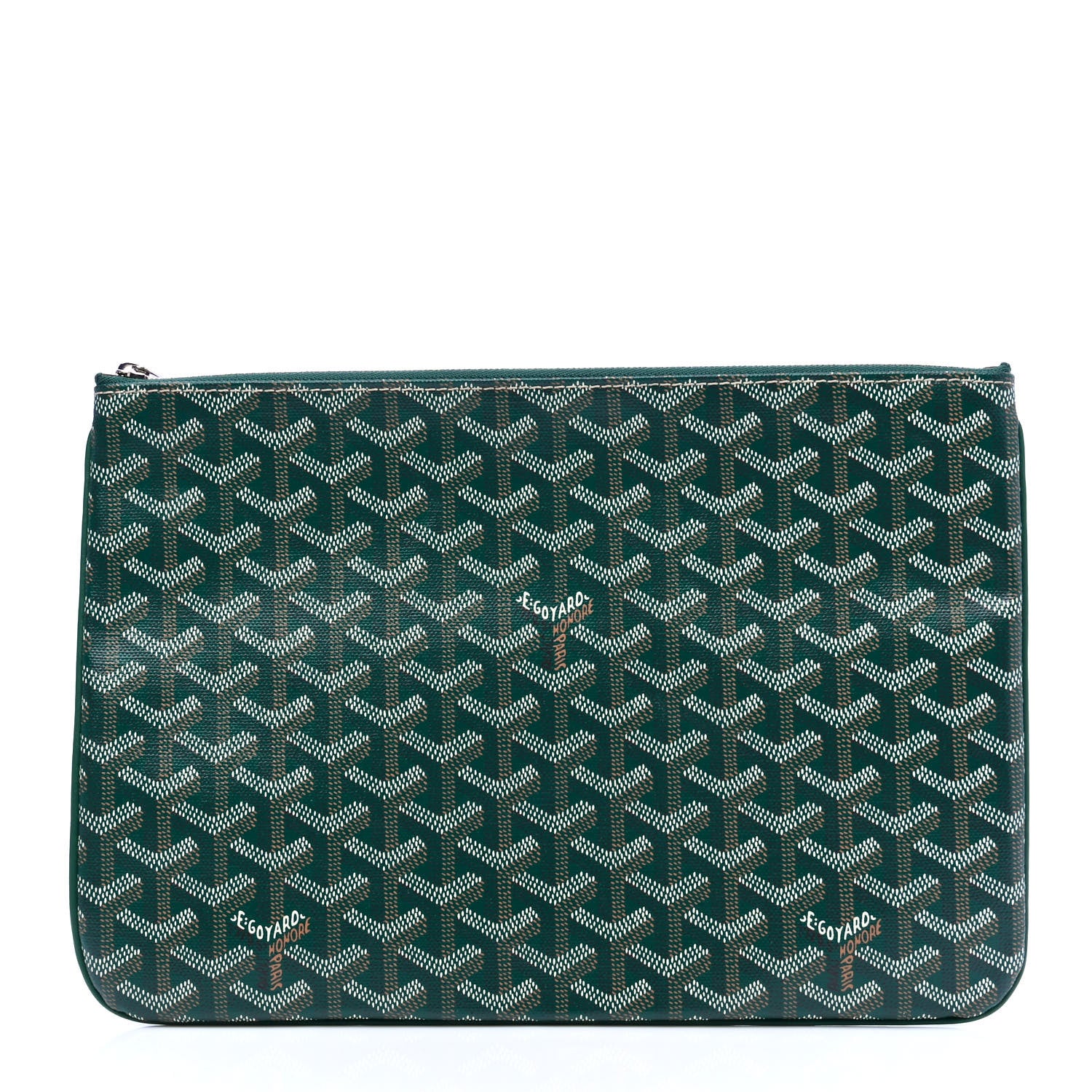 Goyard Goyardine Senat Pochette MM Green 1 of 5
