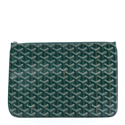Goyard Goyardine Senat Pochette MM Green 1 of 5