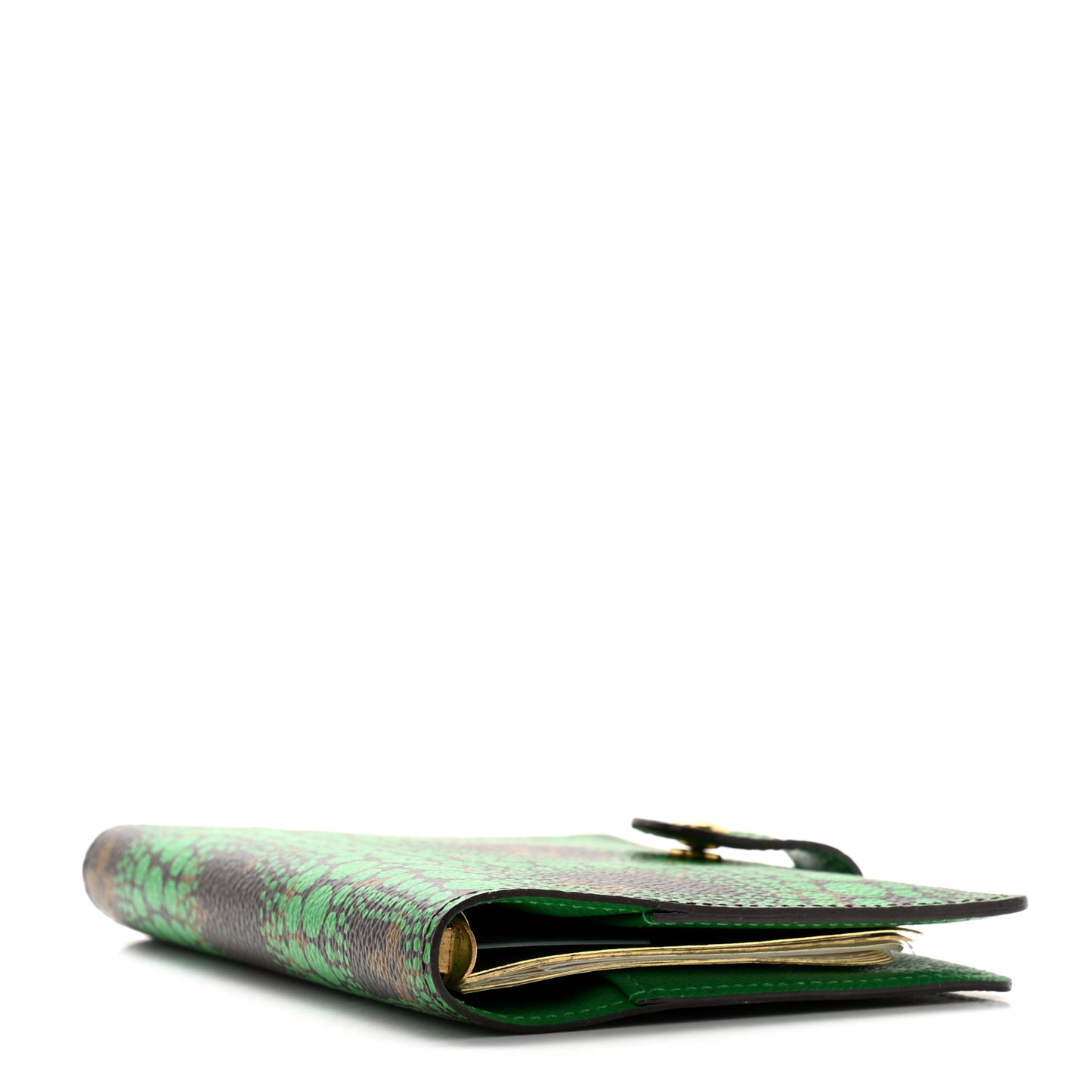 Monogram Kusama Town Small Ring Agenda Green
