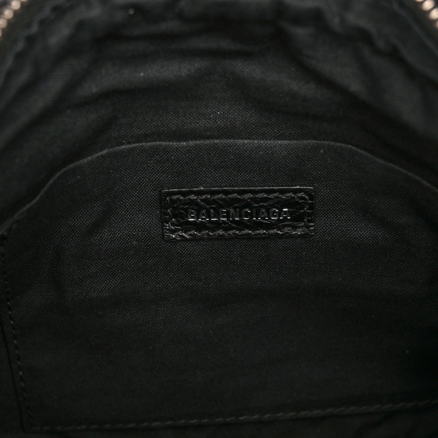Balenciaga Lambskin Classic Hardware Neo Lift Hip Bag Black 7 of 10